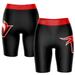 Women's Black/Red Hawaii Hilo Vulcans Plus Size Logo Bike Shorts