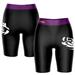 Women's Black/Purple LSU Tigers Plus Size Logo Bike Shorts