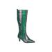 Women's Darcy Boot by French Connection in Green Snake (Size 7 M)