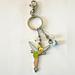 Disney Accessories | Disney Keychain : Tinkerbell Metal Key Chain | Color: Green/Silver | Size: Os