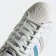 Sneaker ADIDAS ORIGINALS "SUPERSTAR" Gr. 43, weiß (cream white, preloved blue, grey one) Schuhe Schnürhalbschuhe
