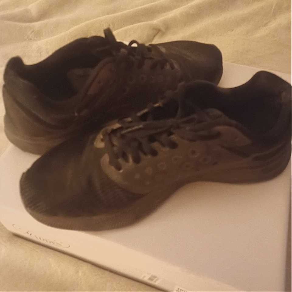 Nike Shoes | 2/$15 Nike Women's Black Running Tennis Shoes Sz. 9 | Color: Black | Size: 9