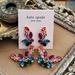 Kate Spade Jewelry | Kate Spade Social Butterfly Double Drop Earrings | Color: Gold/Purple | Size: Os