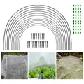 Cerceaux de serre pour culture de plantes de jardinage Support de Tunnel piquets flexibles à