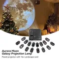 Feuille de lampe de projection Aurora Moon Galaxy budgétaire de fond gérer la lumière