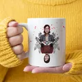 Tasse à thé au lait créative en céramique blanche tasse à café cadeau d'amis The Last of Us Part