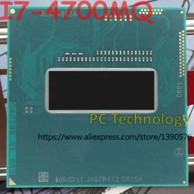 Intel Core d'origine I7-4700MQ SR15H CPU I7 4700MQ processeur 2.40GHz-3.40GHz L3 = 6M façades core