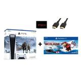 2022 Sony Holiday Bundle: Sony PlayStation_PS5 Gaming Console (Disc Version) with_God of War Ragnarok + PlayStation_VR Marvelâ€™s Iron Man VR_Bundle