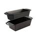 Lodge 8.5" x 4.5" 2 Piece Cast Iron Loaf Pan Set Cast Iron in Black/Gray | 4.5 W x 8.5 D in | Wayfair BW8LP2KFT