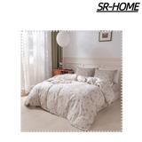 SR-HOME Duvet Cover Queen Cotton Aesthetic Bedding Set Queen Comforter Cover Set Cotton in Black/White | Wayfair SR-HOME171dae9