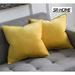 SR-HOME Pack Of 2 Decorative Throw Pillow Cover Soft Pillowcase Solid Square Cushion Case For Sofa Bedroom Car | 20 H x 20 W in | Wayfair