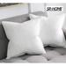 SR-HOME Pack Of 2 Decorative Throw Pillow Cover Soft Pillowcase Solid Square Cushion Case For Sofa Bedroom Car | 20 H x 20 W in | Wayfair