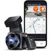 Vantrue E1 2.5K WiFi Mini Dash Cam with GPS and Speed Voice Control Front Car Dash Camera 24 Hours Parking Mode Night Vision Buffered Motion Detection APP Wireless Controller Support 512GB Max