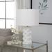 Latitude Run® Stone Table Lamp Fabric/Stone in Gray/White | 23 H x 14 W x 14 D in | Wayfair 304DE62A117C42A1A566AFA9F5EE1C7D