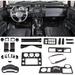 TINKI ABS 26PCS Center Console Panel Trim Sets Fit for Toyota FJ Cruiser 2007-2021 ABS Gear Shift Panel Trim Cover Side Air Outlet Cover Steering Wheel Button Cover Trim Kits