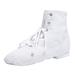JDEFEG Boot Size 8 Children Canvas Dance Shoes Soft Soled Training Shoes Ballet Shoes Casual Sandals Dance Shoes Toddler Boots with Zipper Canvas White 34