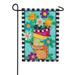 Evergreen Stacked Spring Flower Pots Garden Applique Flag 12.5 x 18 Inches Indoor Outdoor Decor