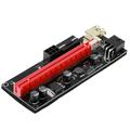 XinDshop N08 VER009S PCI-E Riser Card Fast Speed Driver-free Professional Stable Power Supply USB Cable PCI-E 1X to 16X 6Pin Video Card PCI-E Riser Board for Graphics Card