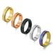 Biplut Spinner Ring Unisex Popular Stress Relieving Sand Blast Finish Anti-anxiety Fidget Ring Band for Daily Dress