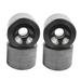 51mm X 70mm 4Pcs Skateboard Wheels Outdoor Cruiser Longboard Replacement Wheel Maintain Bearing PU - Black