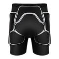 3D Padded Shorts ion Hip Pants Snowboard Riding Breathable Sliders Unisex Undershorts for Skate Ski Women Men Black L 75 to 81cm