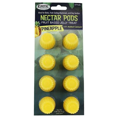 Exotic Nutrition Nectar Pods Pineapple Small Pet Treat, 0.56 oz., 8 Pods