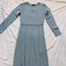 Zara Dresses | Gray Zara Midi Dress | Color: Gray | Size: S