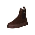 GANT FOOTWEAR Damen SNOWMONT Chelsea-Stiefel, Dark Brown, 36 EU