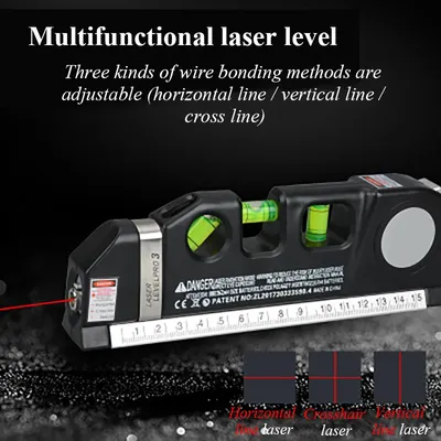 Récepteur laser Faisceau laser Niveau laser avec récepteur Laser mural horizontal Outils de mesure