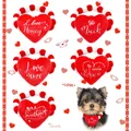 Nœud papillon pour la saint-valentin 10 pièces collier pour chien petit chien chat chiot