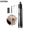 ENCHEN – Mini tondeuse à nez électrique pour hommes et femmes appareil Portable en alliage