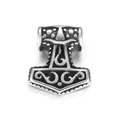 Pendentif en acier inoxydable Viking avec marteau de Thor petit collier Rune Vintage accessoires