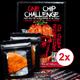 2X ONE CHIP CHALLENGE - Halloween world's hottest tortilla chilli chip carolina reaper extremely hot chip