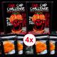 4X ONE CHIP CHALLENGE - Halloween world's hottest tortilla chilli chip carolina reaper extremely hot chip