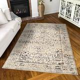 Simply Southern Cottage Laurel 6 X 9 Off White Floral Area Rug