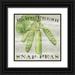 Schlabach Sue 20x20 Black Ornate Wood Framed with Double Matting Museum Art Print Titled - Farm Fresh Peas