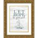 Kimberly Allen 24x32 Gold Ornate Wood Framed with Double Matting Museum Art Print Titled - Let Love Hope 2