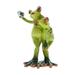 Frog Ornament Decoration Modern Fun Art Collectible Craft Creative Animal Sculpture Resin Statue For Bathroom Table Office Home Ornament Stand