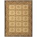 Aubusson Weave 973618 6 x 9 ft. Avignon Flat Woven Area Rug Gold & Brown