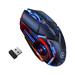 Linyer Wireless Gaming Mouse 4 Gears Adjustable 6 Buttons 400mAh 2.4GHz 1200/1600/2400/3200DPI Notebook Computer Mice Backlight Black