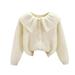 Toddler Children Kids Baby Boys Girls Solid Long Sleeve Sweater Cardigan Coat Jacket Outer Outfits Clothes Little Girl Coats 12 Month Girls Jacket Toddler Girl 4t Winter Jacket Toddler
