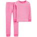 allbrand365 designer Carter s Toddler Girls 2-Pieces Striped Pajama Set