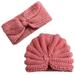 JDEFEG Beach Stuff for Babies Turban Cap Knitted Hair Headwear Boy Sets Hat Baby Band Girl Baby Care 7Th Generation Baby Products H One Size