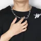 Collier ras du cou unisexe en fil de fer pour femmes Style Hip-hop gothique Punk fil barbelé