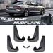 Yiyasu 4x Front Rear Mudguards Mudflaps Mud Flaps for Volvo C30 S40 S60 S70 S80 EVA Plastic Black