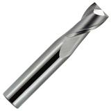 1/2 Diameter 2 Flute Single End Stub 30Â° Carbide End Mill 5/8 Length of Cut 1/2 Shank 2-1/2 OAL