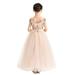 Ekidsbridal Sequins Off the Shoulder Flower Girl Dresses Junior Bridesmaid Pageant Ballroom Gown 322 8