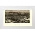 Poole 32x20 White Modern Wood Framed Museum Art Print Titled - Hopedale Massachusetts - Poole 1899