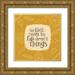 Larson Lisa 26x26 Gold Ornate Wood Framed with Double Matting Museum Art Print Titled - The Best Things in Life Arent Things