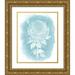 Popp Grace 26x32 Gold Ornate Wood Framed with Double Matting Museum Art Print Titled - Ghost Rose II